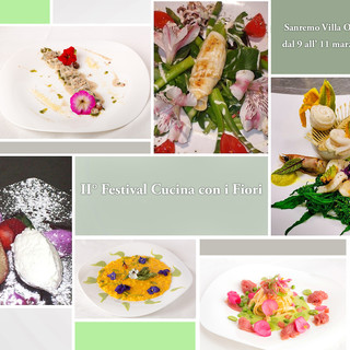Sanremo: dal 9 al 11 marzo la seconda edizione del Festival Nazionale della 'Cucina con i fiorì" Sanremo: dal 9 al 11 marzo la seconda edizione del Festival Nazionale della 'Cucina con i fiorì"