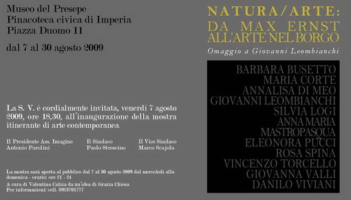 Imperia: venerd� inaugurazione mostra di 11 artisti