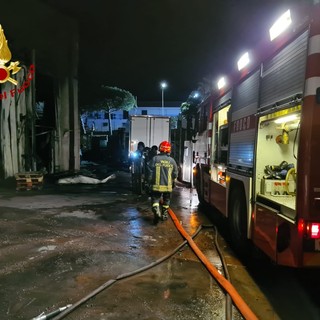 L'incendio alla 'Marr'