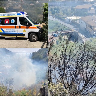 Le immagini dal luogo dell'incendio Le immagini dal luogo dell'incendio