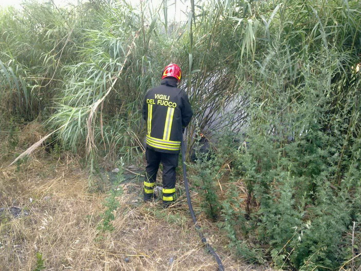 Le immagini dell'incendio Le immagini dell'incendio