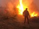 Cesio: incendio tra bosco e sterpaglie ieri sera, a fuoco circa un ettaro e intervento dei Vigili del Fuoco