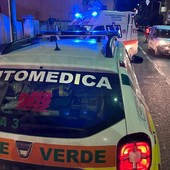 Bordighera, 90enne francese investita da un furgone sull'Aurelia, trasportata in ospedale in codice giallo