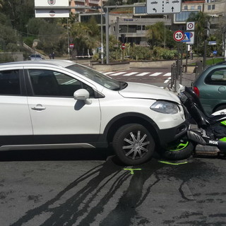 La foto dell'incidente La foto dell'incidente