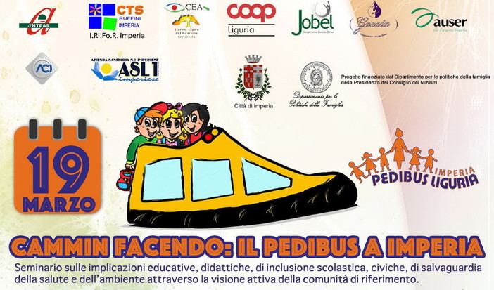 Imperia: domani pomeriggio (ore 17) alla biblioteca comunale 'Lagorio' un incontro sul servizio 'Pedibus' Imperia: domani pomeriggio (ore 17) alla biblioteca comunale 'Lagorio' un incontro sul servizio 'Pedibus'
