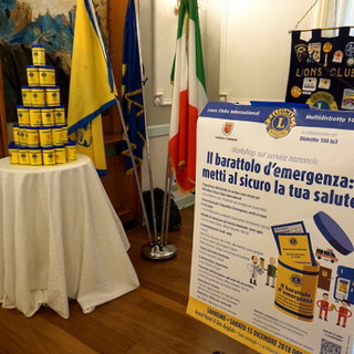 Sanremo: grande partecipazione sabato scorso per il service nazionale Lions "Il Barattolo d'emergenza: metti al sicuro la tua salute"