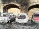 Perinaldo: incendio stanotte in piazza Belvedere, tre auto distrutte ed intervento dei Vigili del Fuoco (Foto)