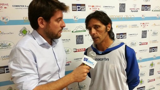 Calcio. Serie D, Sanremese. La soddisfazione di Calabria per il 3-0 alla Rignanese: "Era solo da sbloccare..." (VIDEO)