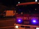 Sanremo: camion abbandonato sull'autostrada, intervento dei Vigili del Fuoco e della Stradale