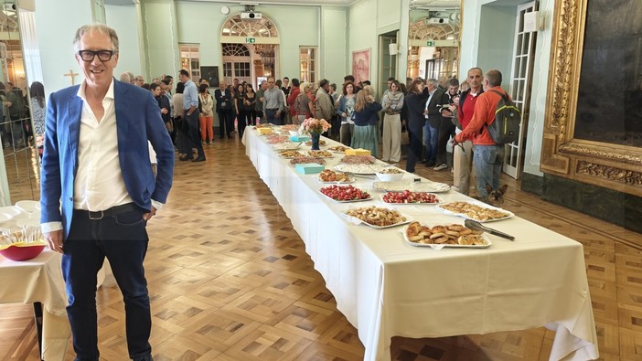 Sanremo: 10 anni da Sindaco, a palazzo Bellevue il saluto di Alberto Biancheri ai dipendenti (Foto)