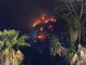 Ventimiglia: incendio boschivo al confine italo-francese di Grimaldi, notte di lavoro dei Vigili del Fuoco