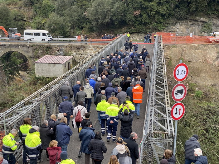 Rocchetta Nervina: "Siamo tornati alla normalità", il Sindaco Rondelli più sereno a poche ore dall'apertura del ponte