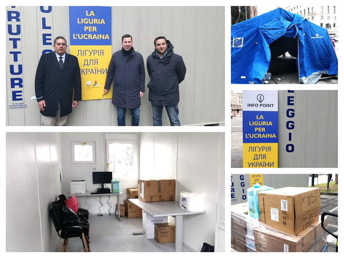 Ucraina, a Genova il primo infopoint per l'accoglienza dei profughi, Toti: "Chiesto un monitoraggio dei flussi" (Foto e Video) Ucraina, a Genova il primo infopoint per l'accoglienza dei profughi, Toti: "Chiesto un monitoraggio dei flussi" (Foto e Video)