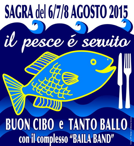 Vallecrosia: da stasera a sabato prossimo buon pesce, gastronomia e musica con 'Il pesce è servito'