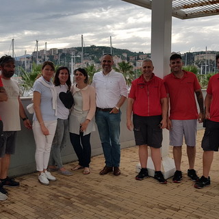 Imperia: serie di incontri ieri per il candidato Guido Abbo con Go Imperia e con Montegrazie e Costa d'Oneglia