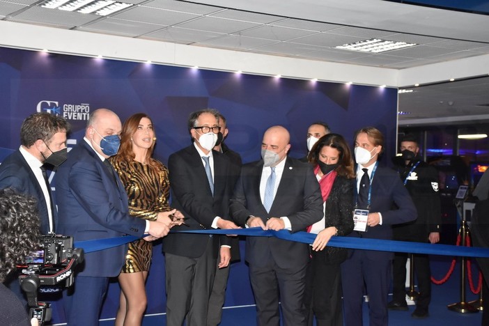 L'inaugurazione di 'Casa Sanremo' dello scorso anno al Palafiori L'inaugurazione di 'Casa Sanremo' dello scorso anno al Palafiori