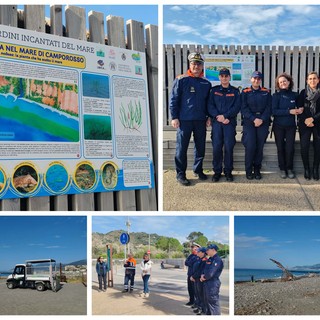 "I giardini incantati del mare", uscita didattica e pulizia della spiaggia a Camporosso (Foto e video)
