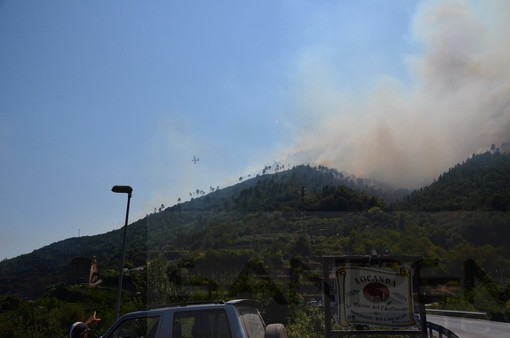 Incendi di ieri in provincia: notte di controlli a Badalucco e Borello, sono tornati in azione i mezzi aerei Incendi di ieri in provincia: notte di controlli a Badalucco e Borello, sono tornati in azione i mezzi aerei