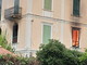 Bordighera: incendio all'interno dell'ex hotel Michelin in via Torino, intervento dei Vvf (Foto)