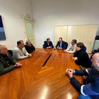 La riunione in Comune a Sanremo