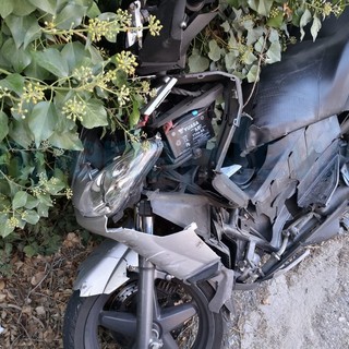 Imperia: scontro tra un suv e uno scooter in via Argine Destro, grave un diciannovenne (Foto)