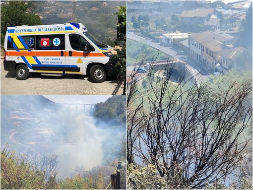Le immagini dal luogo dell'incendio Le immagini dal luogo dell'incendio
