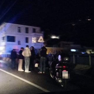 Camporosso: incidente sul ponte del Nervia, 17enne portata in ospedale e code chilometriche (Foto)