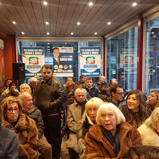 Imperia: in 500 ieri al bar 'Pepito' di Imperia per l'incontro elettorale organizzato da Forza Italia