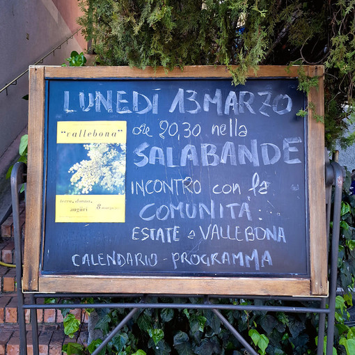 Vallebona, manifestazioni estive: nella Salabande riunione aperta alla comunità Vallebona, manifestazioni estive: nella Salabande riunione aperta alla comunità