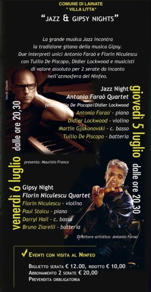 La Cooperativa Cmc di Sanremo collabora alla rassegna 'Jazz &amp; Gipsy Nights' di Milano