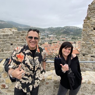 Joe T Vannelli con l'assessore al Turismo, Barbara Dumarte Joe T Vannelli con l'assessore al Turismo, Barbara Dumarte