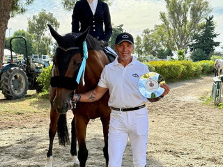 Katiuscia Vivaldi e il suo istruttore Diego Chiatante