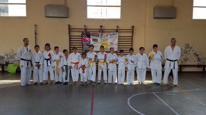 Camporosso: 20 atleti della scuola di karate Wadoryu agli esami per il passaggio di cintura