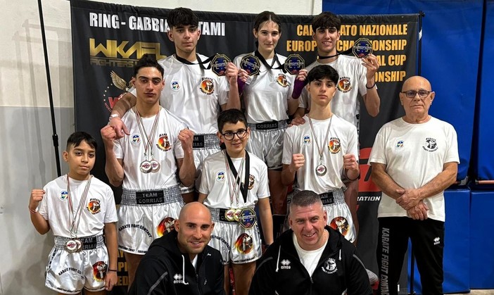 Ventimiglia, k1 e kickboxing: ottimi risultati per il Karate Fight Contact al campionato europeo WBFC WKAFL WFC