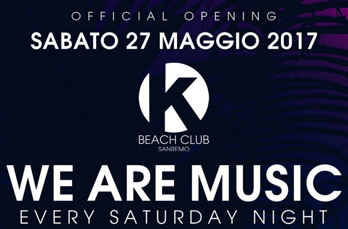 Sanremo: sabato prossimo la ‘Grande inaugurazione’ della discoteca ‘K-Beach Club’ con tante novità