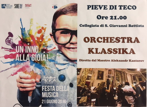 Pieve di Teco: giovedì prossimo alla Collegiata di San Giovanni Battista il concerto dell'Orchestra Klassika di San Pietroburgo