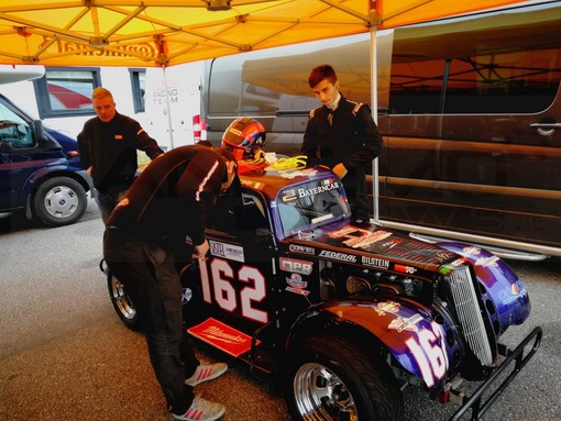 Automobilismo: prove libere e ufficiali oggi per il giovane sanremese Kevin Liguori al Mondiale 'Legend Cars' (Foto e Video)