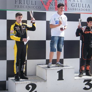 Kart: fine settimana difficile per i due sanremesi Kevin e Vinicio Liguori a Lignano
