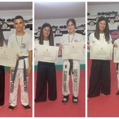 Stagione ricca di soddisfazioni per la Karate Fight Contact Ventimiglia, l'assessore Faedda premia i giovani atleti (Foto)