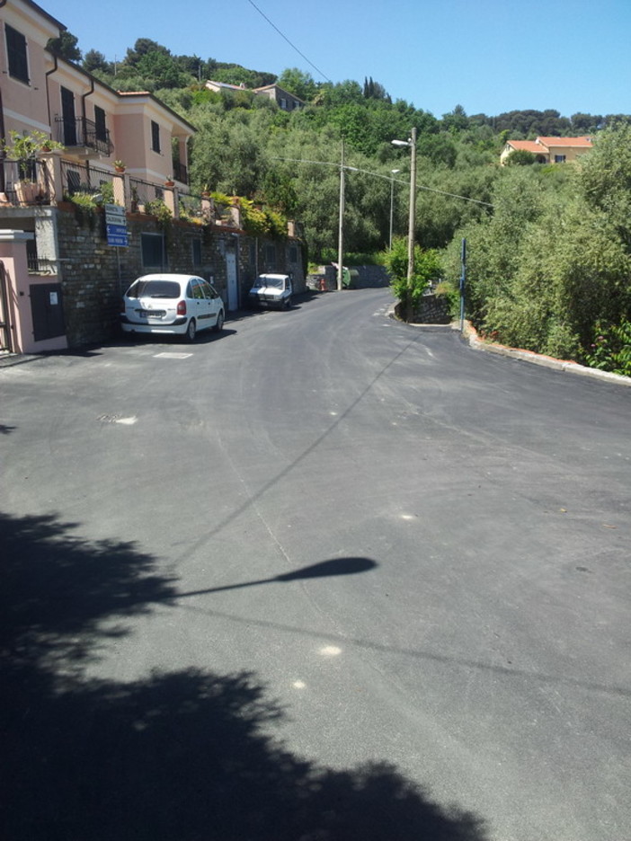 Terminati a Diano Gorleri i lavori di ripristino dell'asfalto: un intervento di circa 200 metri lineari per un costo di circa 39.000 euro