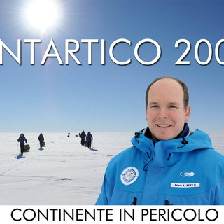 Sanremo: il Principe Alberto in Antartico, una proiezione