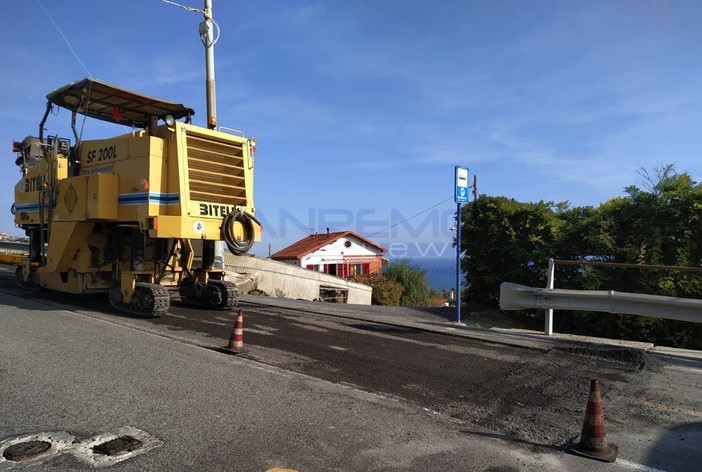 Sanremo: da quest'oggi via ai lavori per il ripristino degli asfalti in molte strade cittadine, cantieri fino al 18 dicembre