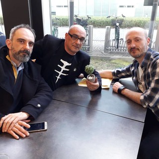 Larry Camarda con Sudario Brando e Luca Franceschini