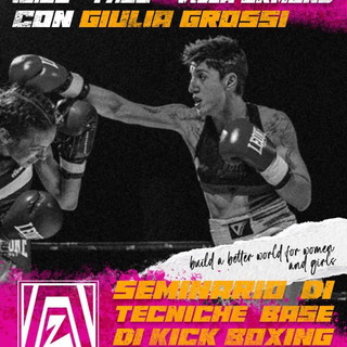 Sanremo: il 5 dicembre alla Villa Ormond un seminario di difesa personale con la campionessa Giulia Grossi Sanremo: il 5 dicembre alla Villa Ormond un seminario di difesa personale con la campionessa Giulia Grossi