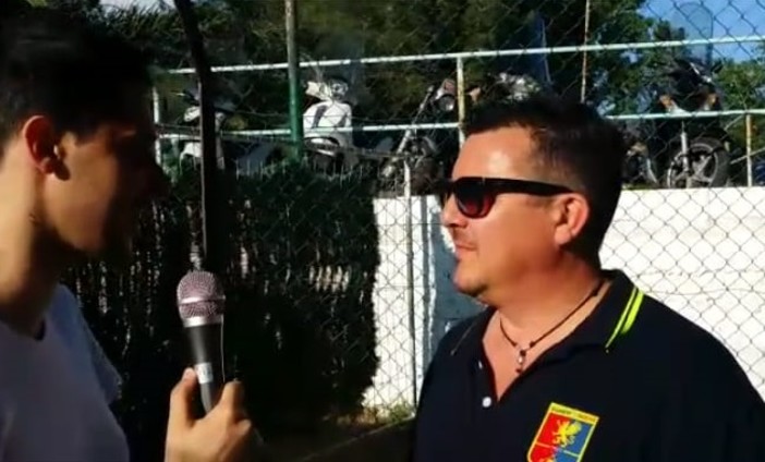Il Presidente della Dianese &amp; Golfo Luca Spandre ai nostri microfoni dopo la vittoria della sua squadra contro la Sanstevese