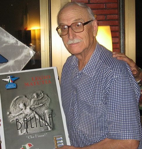 Sanremo: è morto il presidente onorario dell'associazione 'Legio Matutia' Luigi Molonaro