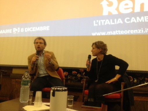 Sanremo: grande successo per l'incontro pro Renzi con l'on Luca Lotti Sanremo: grande successo per l'incontro pro Renzi con l'on Luca Lotti