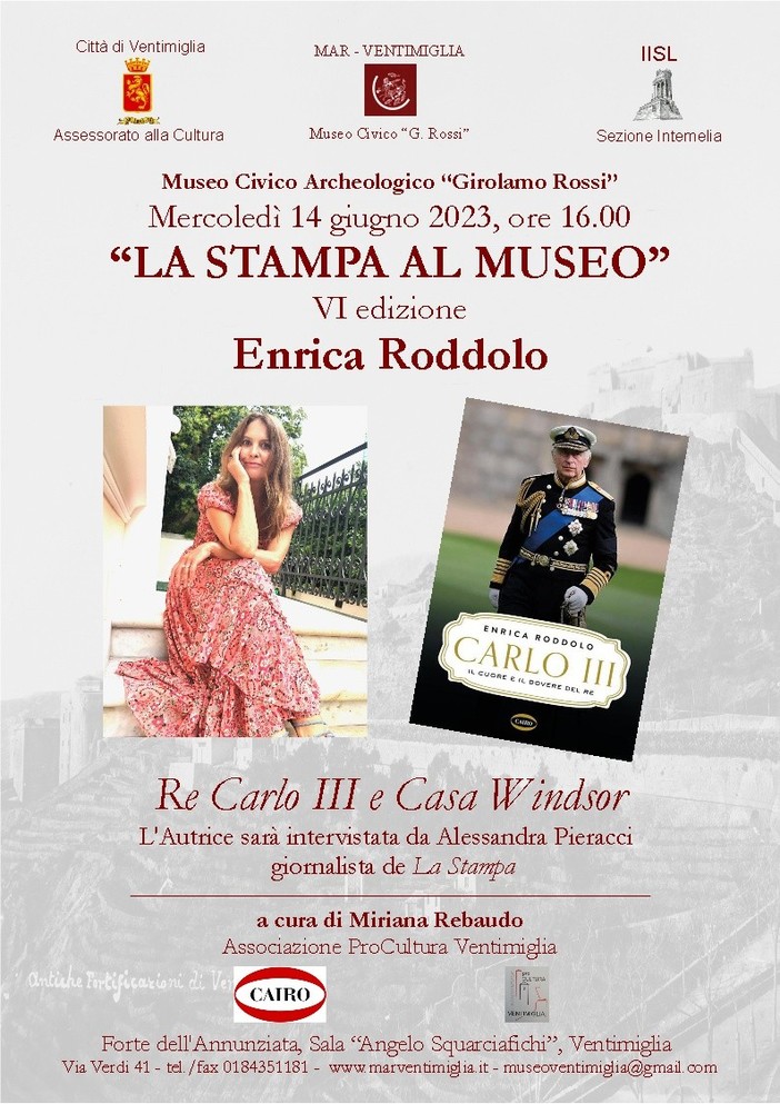 Ventimiglia: al Forte dell'Annunziata nuovo appuntamento con “La Stampa al Museo”