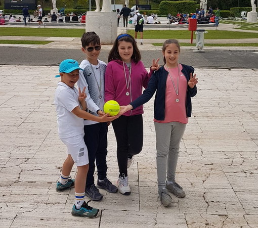 Lorenzo Cortese, Nicolas Bossi, Laura Roggero e Beatrice Crisoni: giovani tennisti vallecrosini crescono: