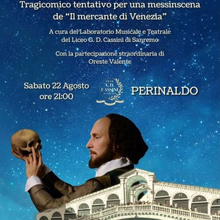 Sogni di una notte di mezza estate a Perinaldo: il Liceo Cassini di Sanremo porta in scena “Il Mercante di Venezia”